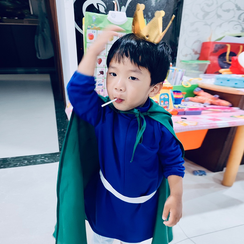 台灣出貨 加急免運 國王排名cos服兒童款波吉cosplay服男裝正太cos全套C服男裝 | 蝦皮購物