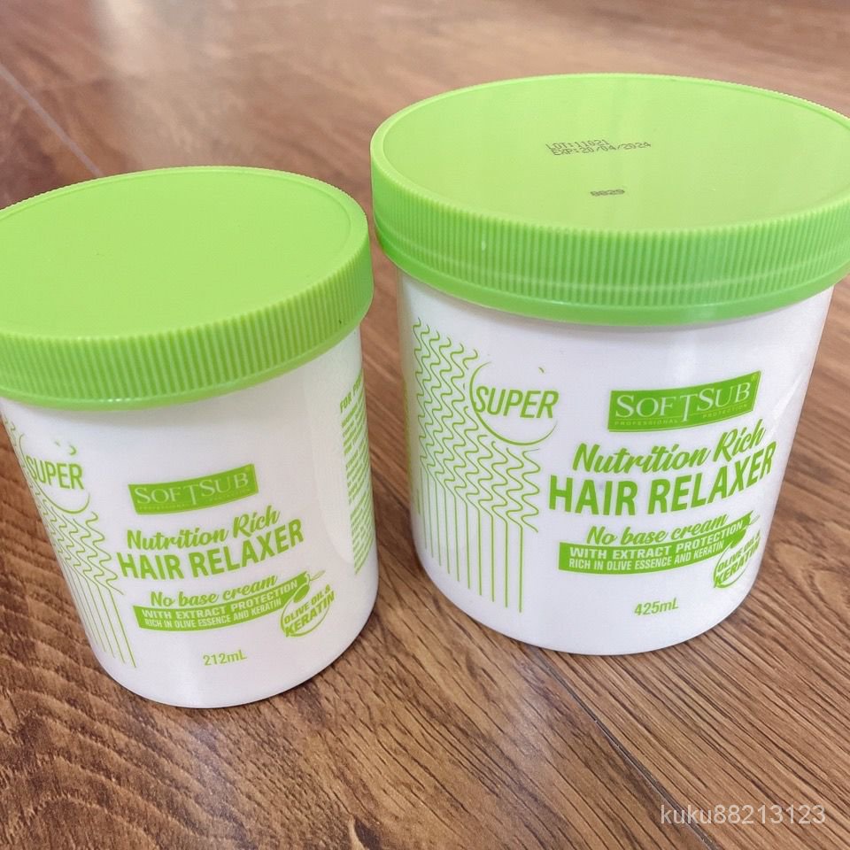 👍 African hair relaxer strong one rich in olive and keratin👍 | 蝦皮購物