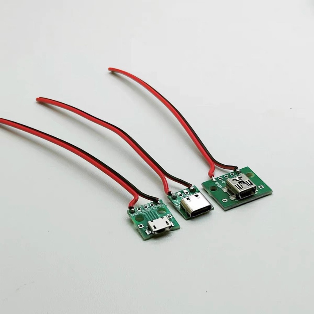 【優米】micro usb母座帶線USB兩芯充電安卓手機TYPE-C母充電線5P母頭T口 | 蝦皮購物