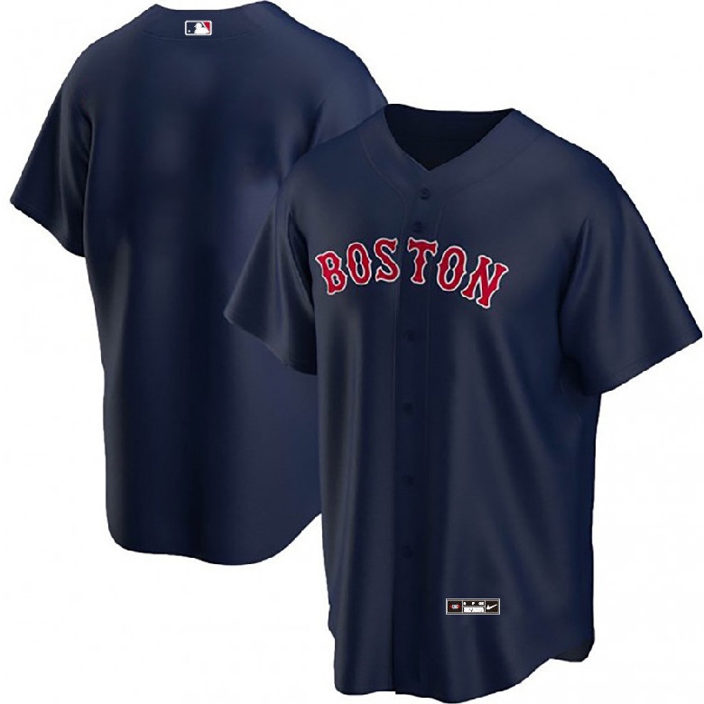 Men's Majestic Boston Red Sox #22 Rick Porcello Authentic Navy Blue Team  Logo Fashion Cool Base MLB Jersey