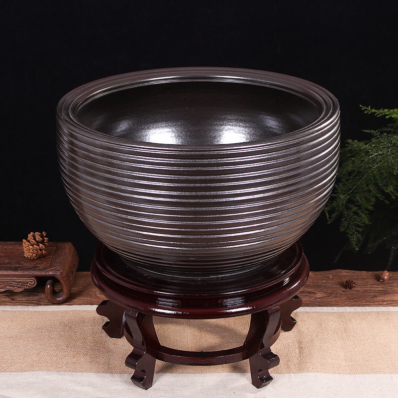 陶瓷魚缸大號養魚盆荷花缸烏龜缸碗蓮睡蓮盆風水金魚缸| 蝦皮購物