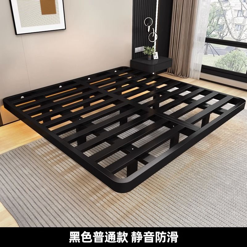 ·BZ【訂金】懸浮床架鋼架簡約現代無床頭排骨架主臥成 …