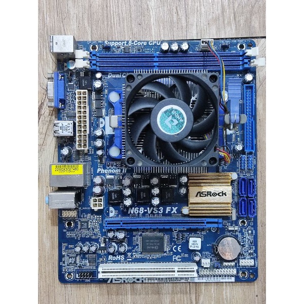 [台中現貨] 華擎ASROCK N68-VS3 FX整合型主機板 支援雙通道 DDR3/AMD CPU FX-4100 | 蝦皮購物