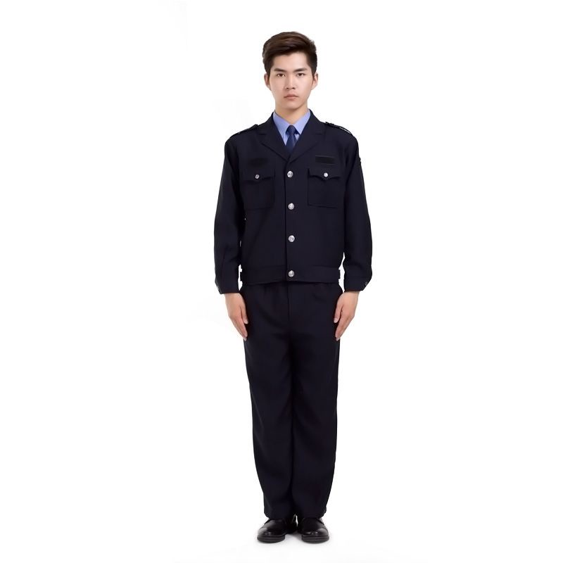 保全服 春秋套裝執勤服 外套工作制服 酒店物業門衛保全工作服 套裝 | 蝦皮購物