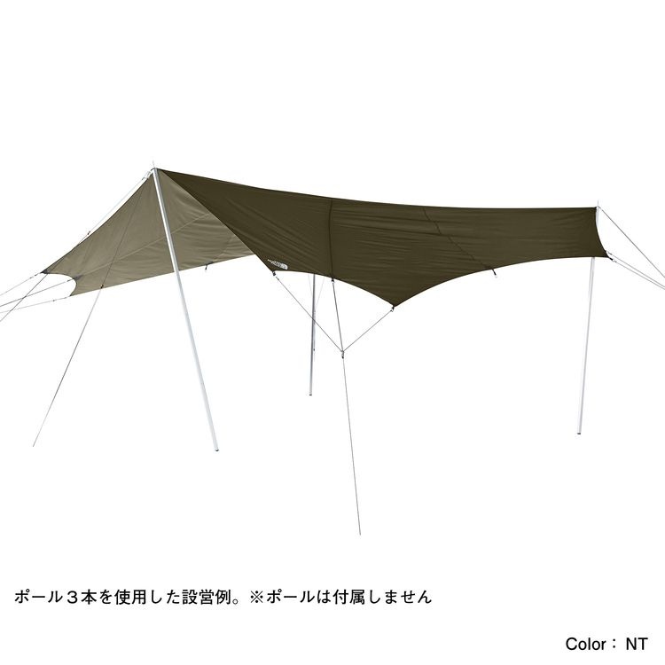 售價含關稅The North Face Nebula Tarp 6 灰褐綠天幕23年新款NV22325