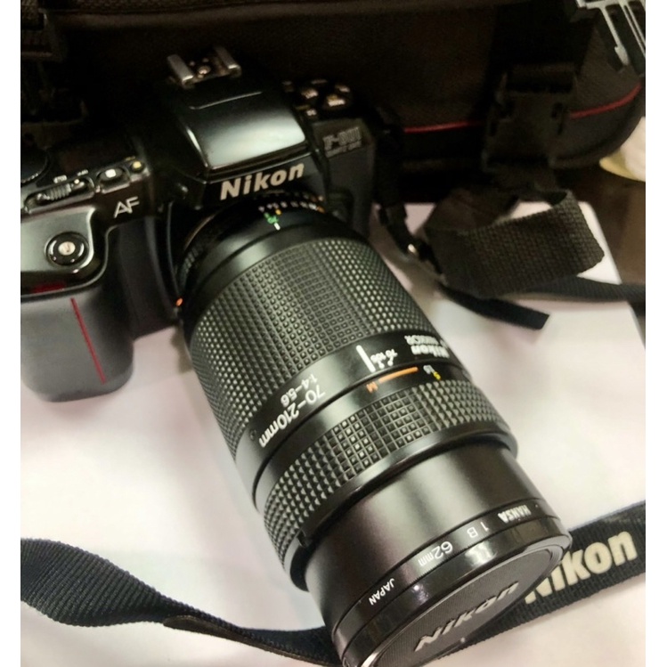 Nikon 尼康 F-601 單眼底片相機 配 AF 70-210mm f4-5.6 鏡頭 變焦望遠鏡頭 日本製造