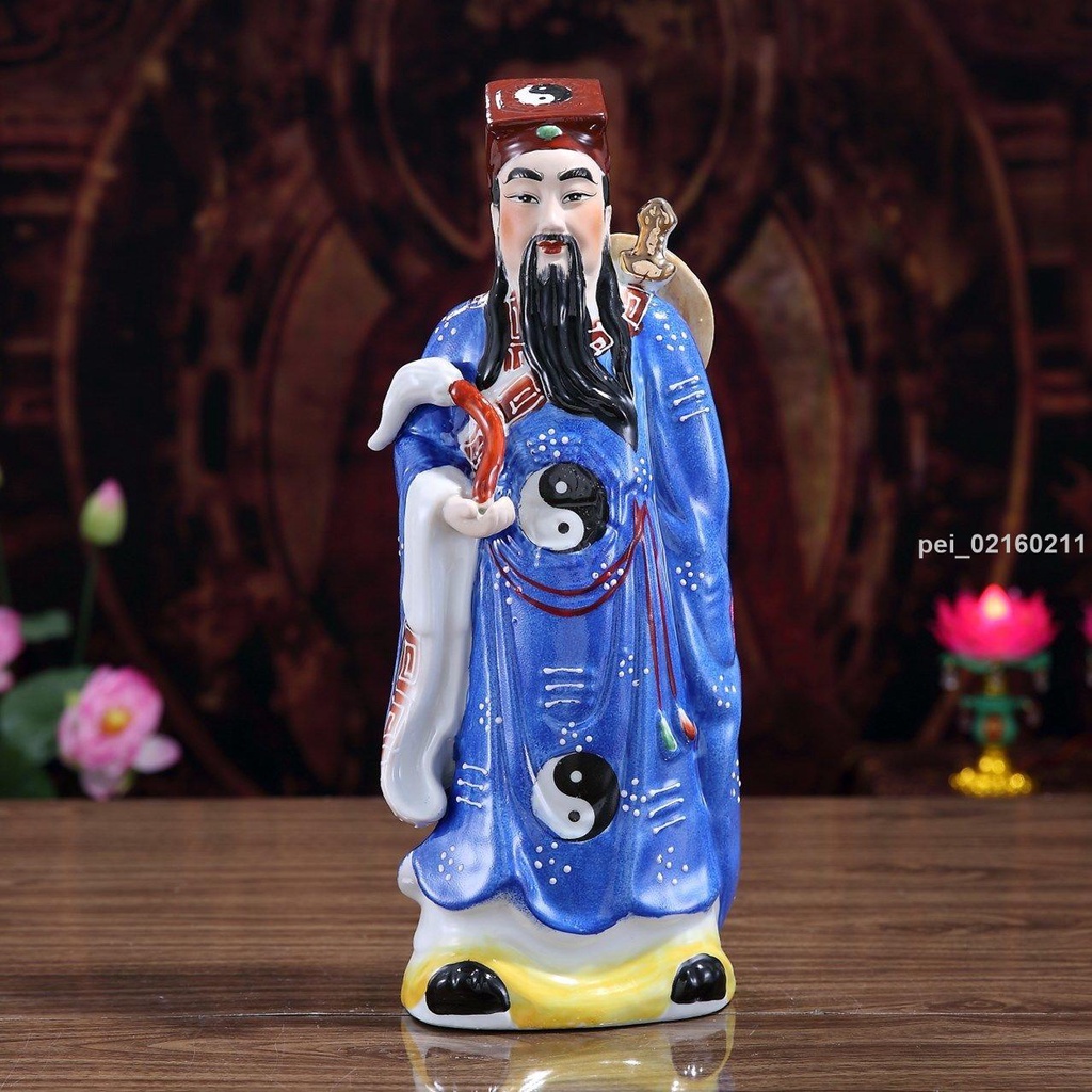 【破損包賠】開光風水陶瓷呂洞賓呂祖八仙神像純陽祖師爺家居佛像擺件 | 蝦皮購物