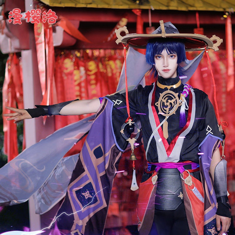 志玲旗艦店愚人眾第六正太和風游戲動漫cospaly服裝男娜多原神cos服散兵 | 蝦皮購物
