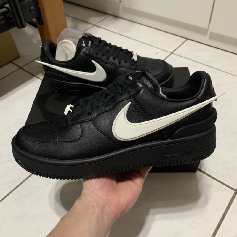 Ambush Nike Air Force 1 Low SP 聯名黑白立體大勾勾潮流時尚球鞋