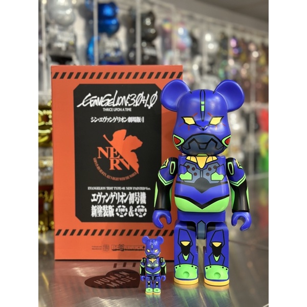 BE@RBRICK 庫柏力克熊bearbrick エヴァンゲリオン福音戰士初号機