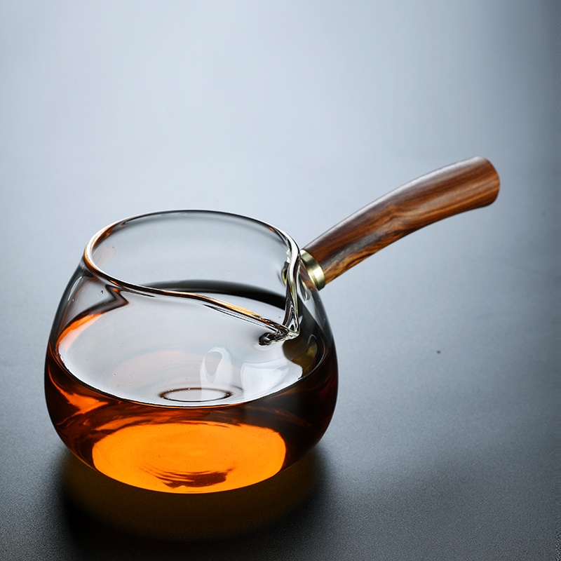 舊 望格 日式 側把 木把 公道 杯 玻璃 高檔 大號 茶海 透明 分茶器 茶漏 茶濾 日式茶濾 高檔茶海 | 蝦皮購物