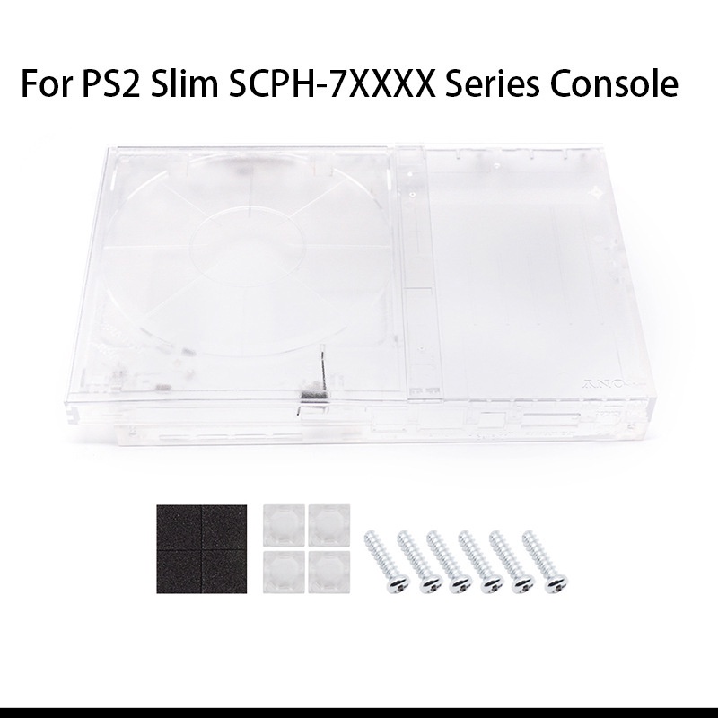 2 NEW REPLACEMENT PART FLIP TOP COVER LID FOR PS2 PLAYSTATION 2 SLIM CONSOLE #8B