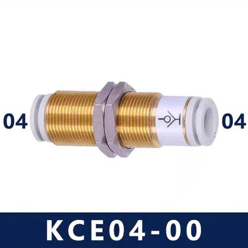 【五金百貨】SMC型穿板直通隔板拔管自鎖自封式真空接頭 KCE04/06/08/10/12-00 | 蝦皮購物
