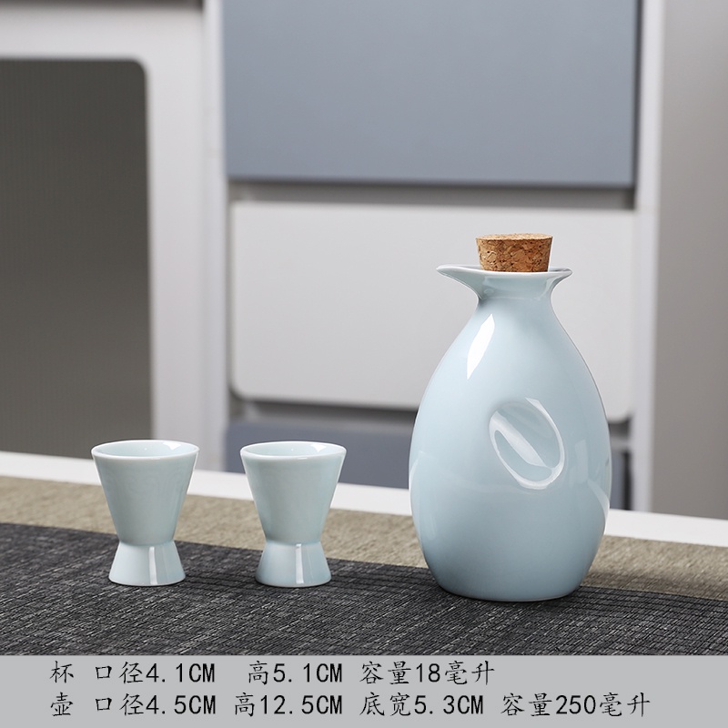 仿古陶瓷酒具套裝 中式復古白酒分酒器 小酒盅酒杯古風酒壺 家用酒器 | 蝦皮購物