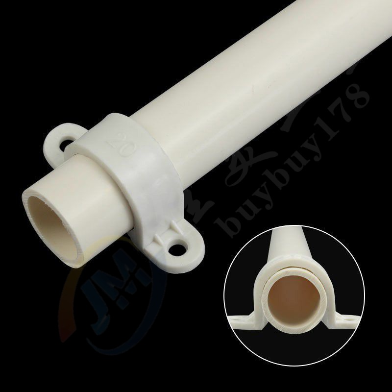 可開票/佳美五金/pvc騎馬卡塑料馬鞍卡歐姆卡綫管卡水管u型固定卡扣白色卡箍202532*買多優惠 | 蝦皮購物