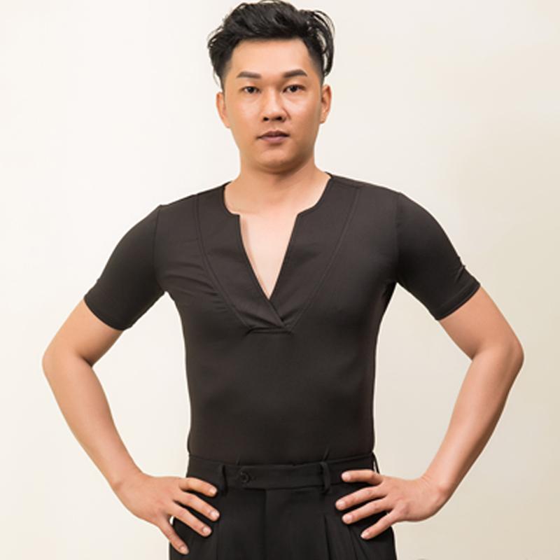 拉丁舞上衣男 舞蹈上衣 男士舞蹈服 男摩登舞拉丁舞服交誼舞國標舞廣場舞服舞蹈服練功表演跳舞服舞衣 | 蝦皮購物