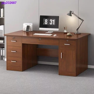 ◄✖✙蝦皮超低價 辦公桌家用臺式電腦桌簡約現代書桌單人職員桌椅組合辦公室老板桌