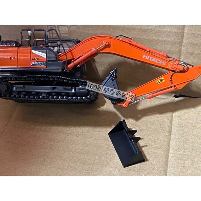 100趴模型店》挖土機模型橘色特殊版日立zx200-7 怪手1/50 | 蝦皮購物