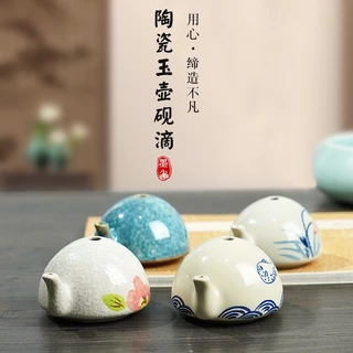 銅器 把把壺 墨壺 水滴壺 文房具 書道具 装飾品 工芸品 置物