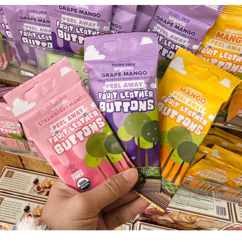 【小拓代購】 Trader Joe`s peel away 果乾 草莓 芒果 葡萄 水果乾 有機水果 蝦皮購物