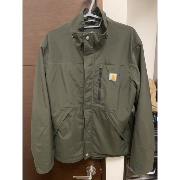 Carhartt Shoreline Jacket J162 重磅 防水 防風 機能性 軍綠 外套 S號 | 蝦皮購物