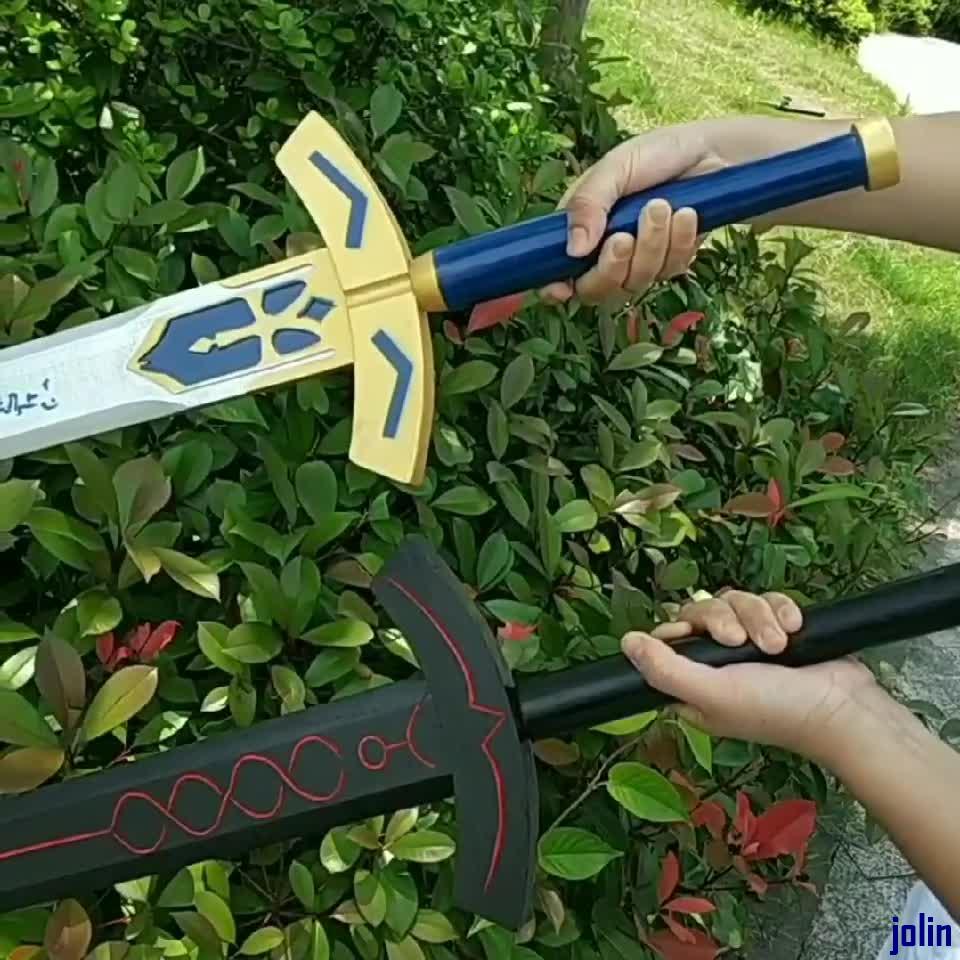 fate Saber劍命運守護夜黑化亞瑟王誓約勝利之劍石中劍cos道具【未開刃】 | 蝦皮購物