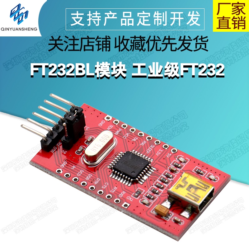 【蝦皮代開發票】FT232BL模塊 工業級FT232 USB轉串口 USB轉TTL mini接口 | 蝦皮購物