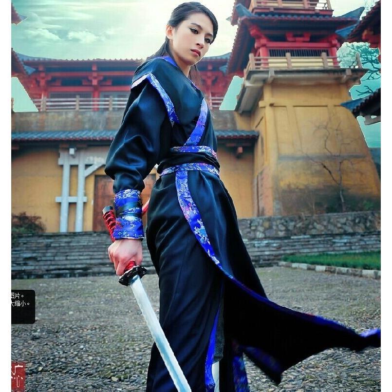 古代俠客男裝武士表演服裝柳巖cosplay刺客劍客大俠服女扮男古裝造型服飾 萬聖節演出服 | 蝦皮購物