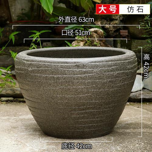 陶瓷魚缸落地大號擺件金魚缸複古庭院大缸睡蓮荷花缸水缸| 蝦皮購物