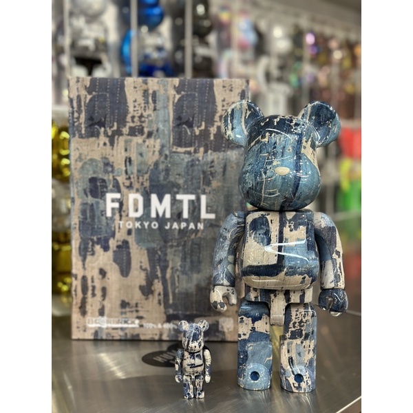 BE@RBRICK 庫柏力克熊 Bearbrick FDMTL 2022 400%+100% | 蝦皮購物