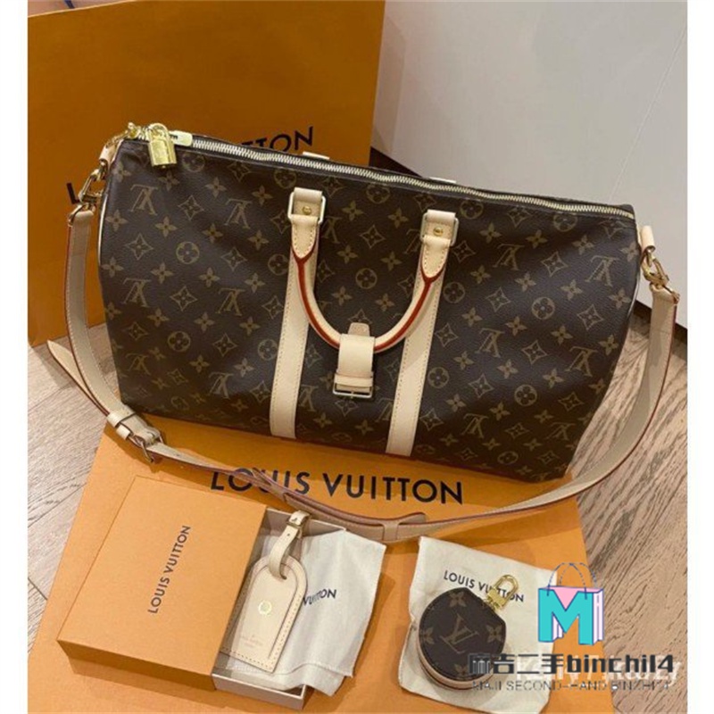 Used Brown Louis Vuitton Monogram Keepall Bandouliere 45 Model Number  M41418 Houston,TX