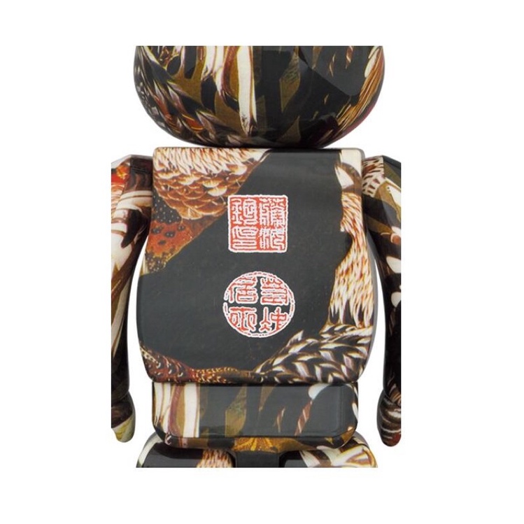 BE@RBRICK 庫柏力克熊bearbrick 伊藤若冲「群鶏図」 400%+100