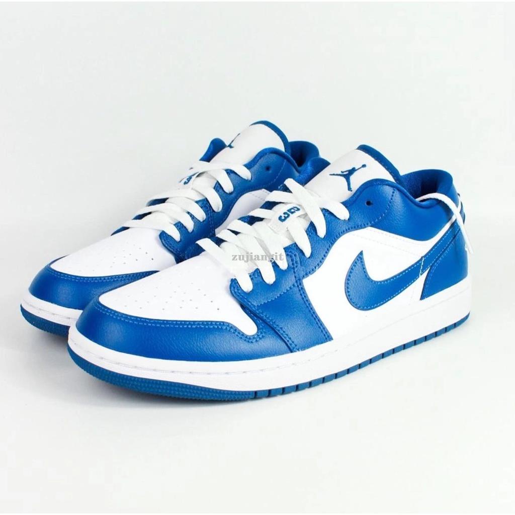 Nike Air jordan 1 Low Marina Blue 白藍休閒鞋籃球鞋DC0774-114