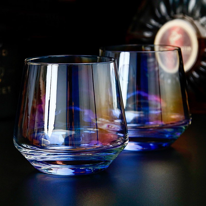 水晶威士卡杯 玻璃洋酒杯 啤酒杯 白酒烈酒杯 雞尾酒杯 家用透明水杯 大號水晶杯 防滑底座 | 蝦皮購物