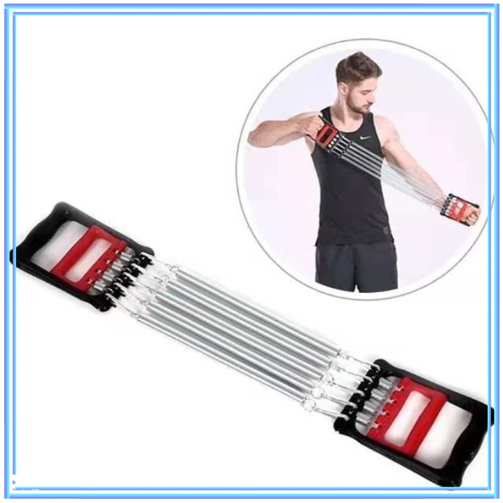 Chest Chest expander and gripper 5 spring muscle 2 in 1 / sp | 蝦皮購物