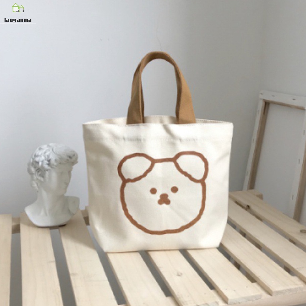 Lunch Box Canvas Fabric Bag Premium Quality Canvas Material