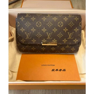 Auth Louis Vuitton Favorite MM Monogram M40718 Guaranteed Clutch Hand Bag  LD334