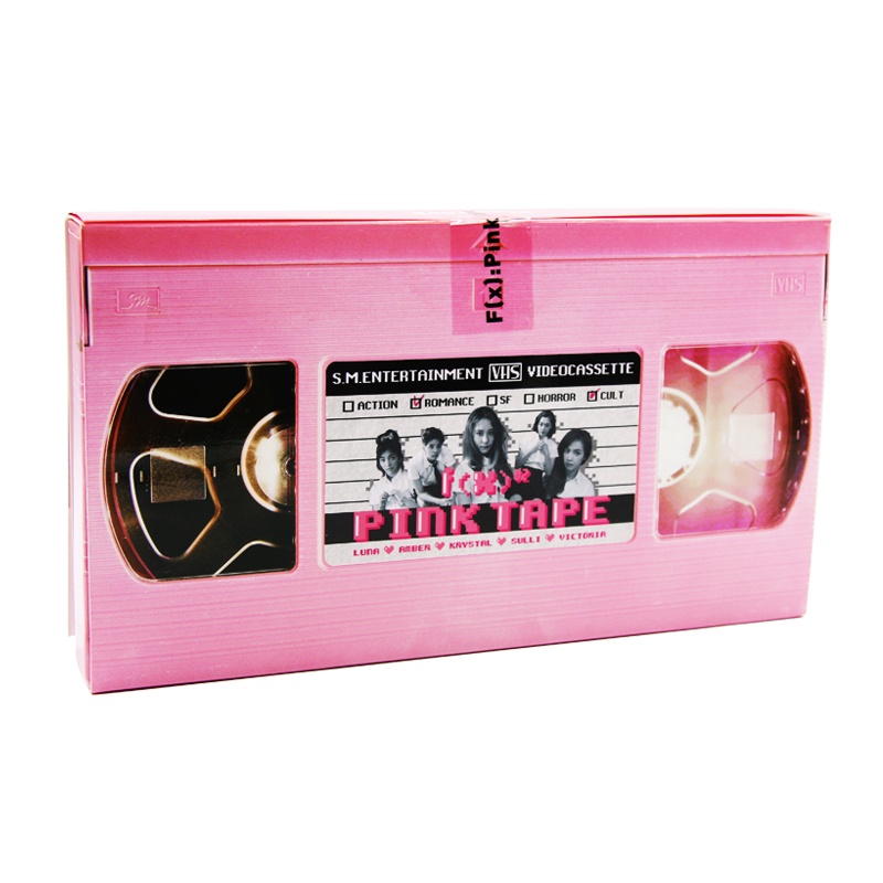 朝暮里 f（x） Pink Tape（粉紅錄像帶）韓版fx專輯CD光盤+寫真本+小卡