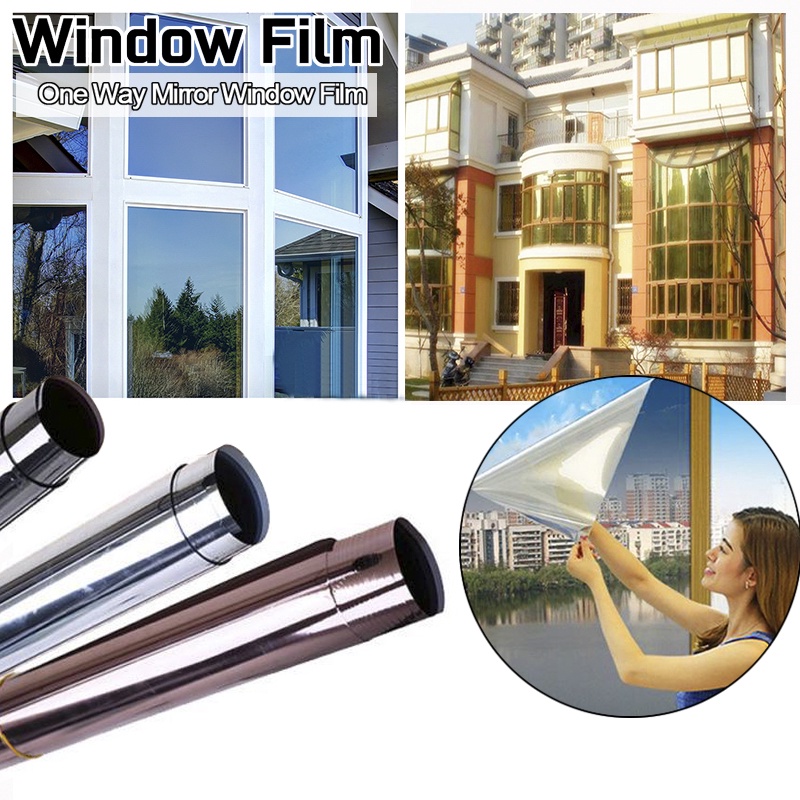 Mirror Window Film Insulation Solar Tint Stickers UV Reflect | 蝦皮購物