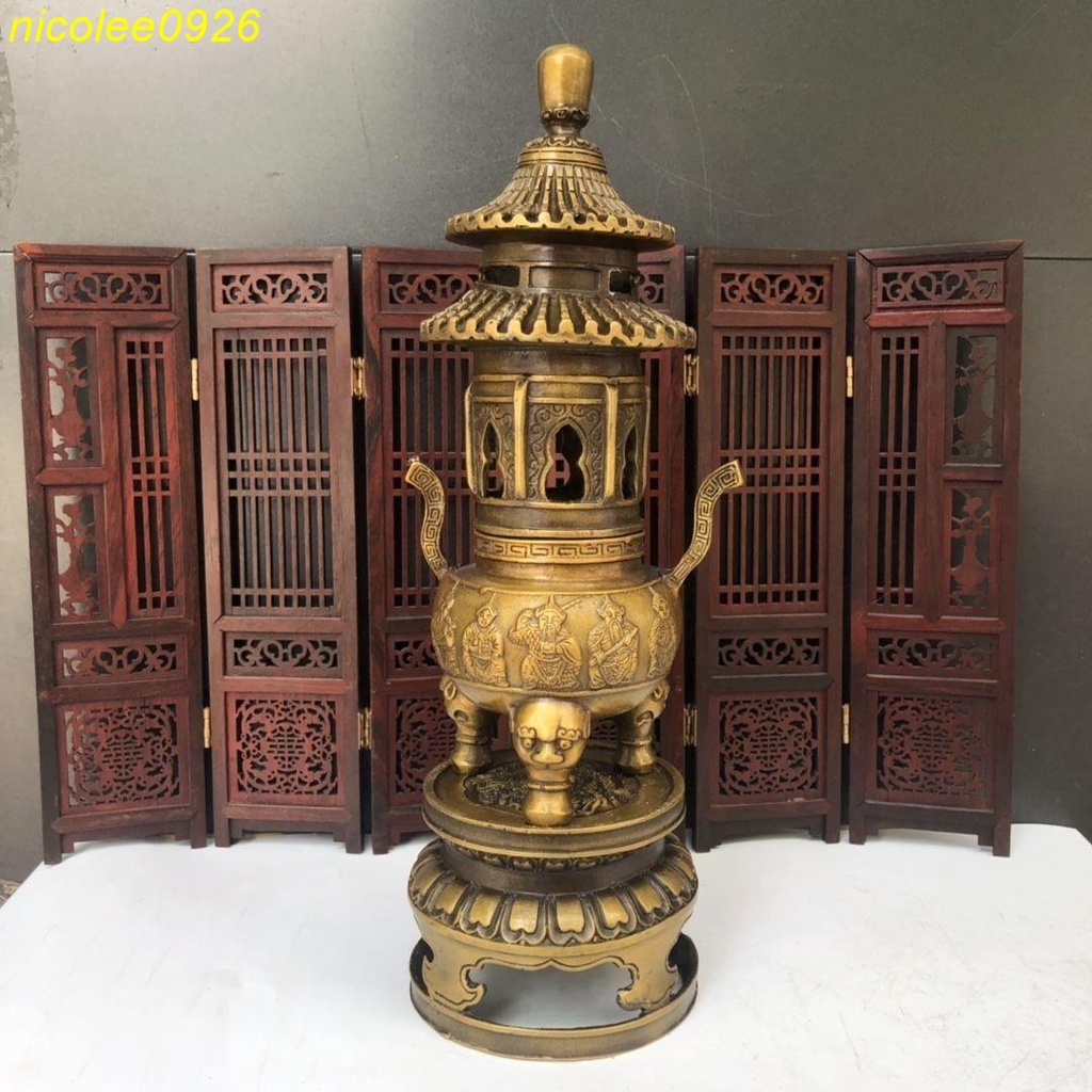 十七/ 十八世紀銅錯金銀仿古甪端形熏爐| Chinese Art | 2024