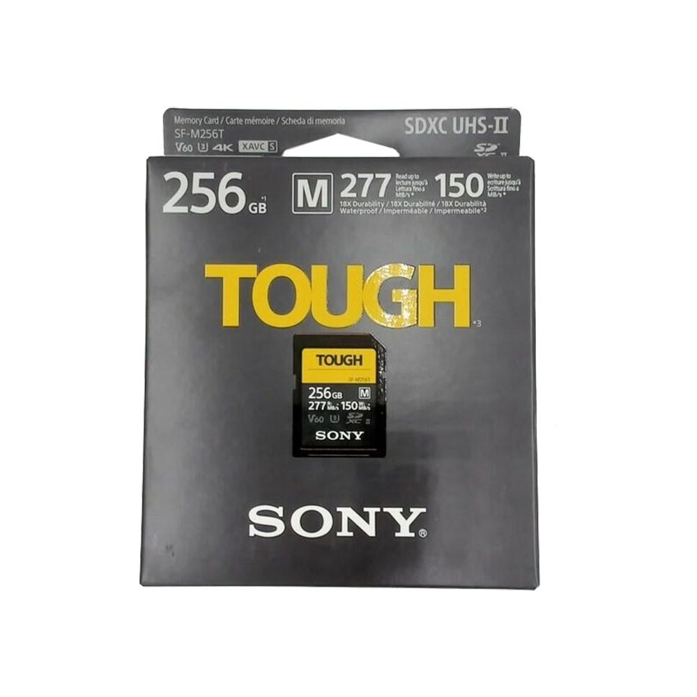 索尼Sony 256GB SF-M 系列TOUGH UHS-II SDXC 記憶卡SF-M256T(平行進口