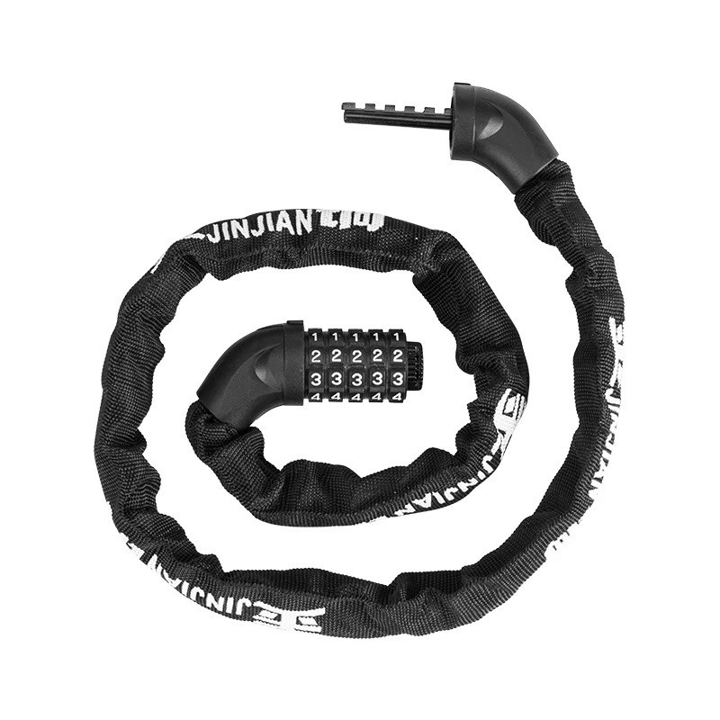 Bicycle Lock Cable 5-Digit Combo Bike Chain Lock Heavy