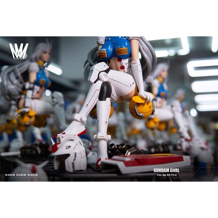 朝暮里正版現貨Chaos MMS 高達機娘cos RX-78-2 手辦雕像模型 朝暮里正版現貨Chaos MMS 高達機娘cos RX-78-2 手辦雕像模型