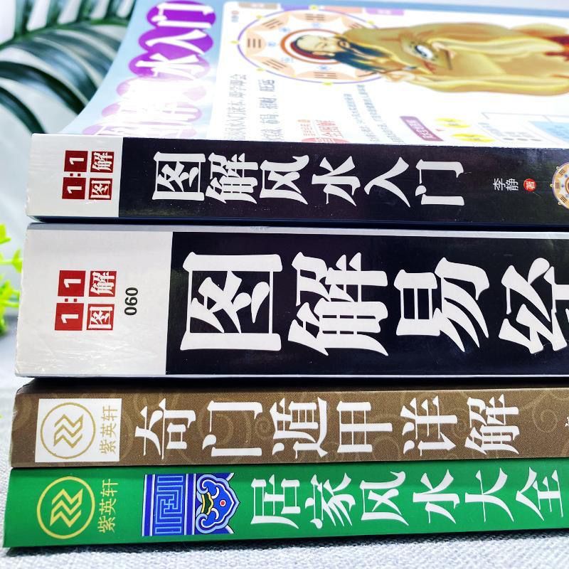 台灣🔺全4冊奇門遁甲詳解圖解風水入門圖解易經中國預測學風水 台灣🔺全4冊奇門遁甲詳解圖解風水入門圖解易經中國預測學風水