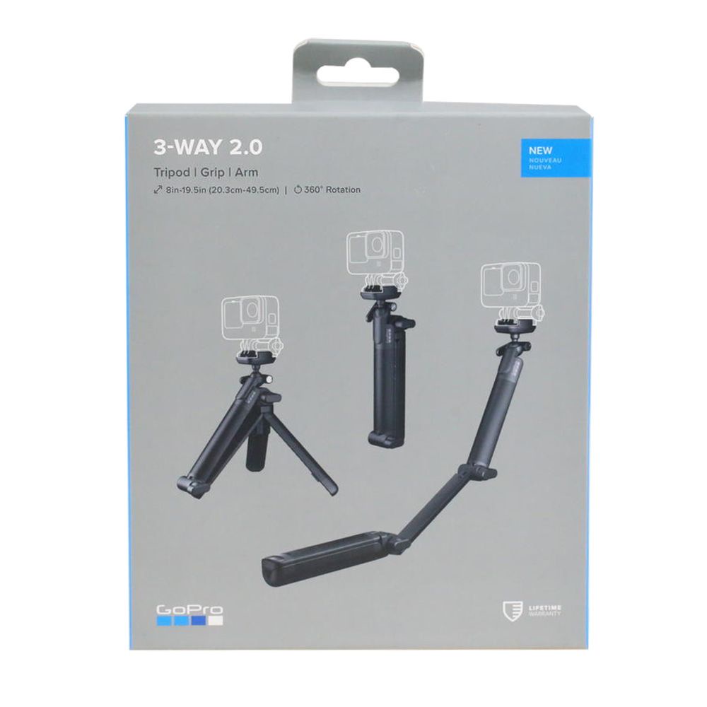 GoPro 3-Way 三向多功能手持桿2.0 AFAEM-002 原廠配件(MAX,HERO全系列適用)(平行進口) | 蝦皮購物