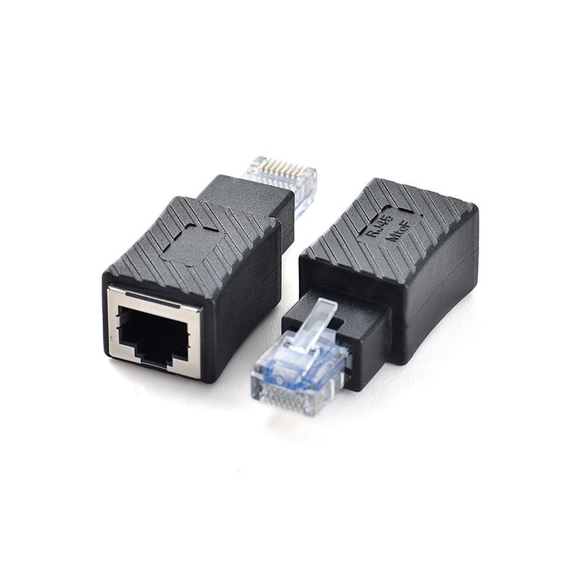 RJ45網線 轉接頭 公對母 延長 五類六類 rj45 公對母網絡寬帶 連接插頭 | 蝦皮購物