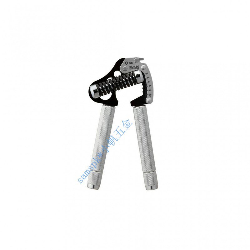 握力器GD IRON GRIP EXT.90(25~90kg)新款不鏽鋼版-可調六段式