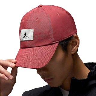 Nike Jordan Cap 男女款 梅紅色 喬丹 鴨舌帽 老帽 可調式 運動帽 棒球帽 FD5181-661