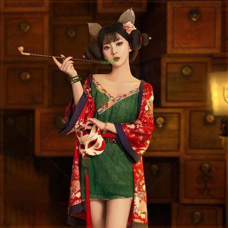 萬聖節狂歡 cospaly服裝 白蛇緣起cos服狐狸狐妖小狐狸 精寶青坊主萬聖節cosplay服裝女 | 蝦皮購物
