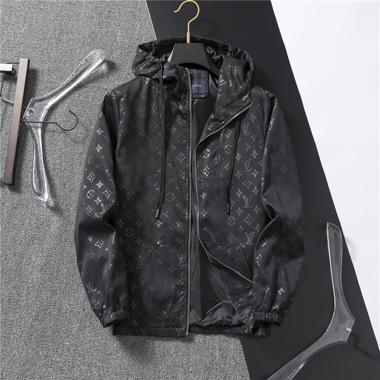 Louis Vuitton x Nigo Monogram Crazy Denim Workwear Jacket 'Black' - 1A9GEF